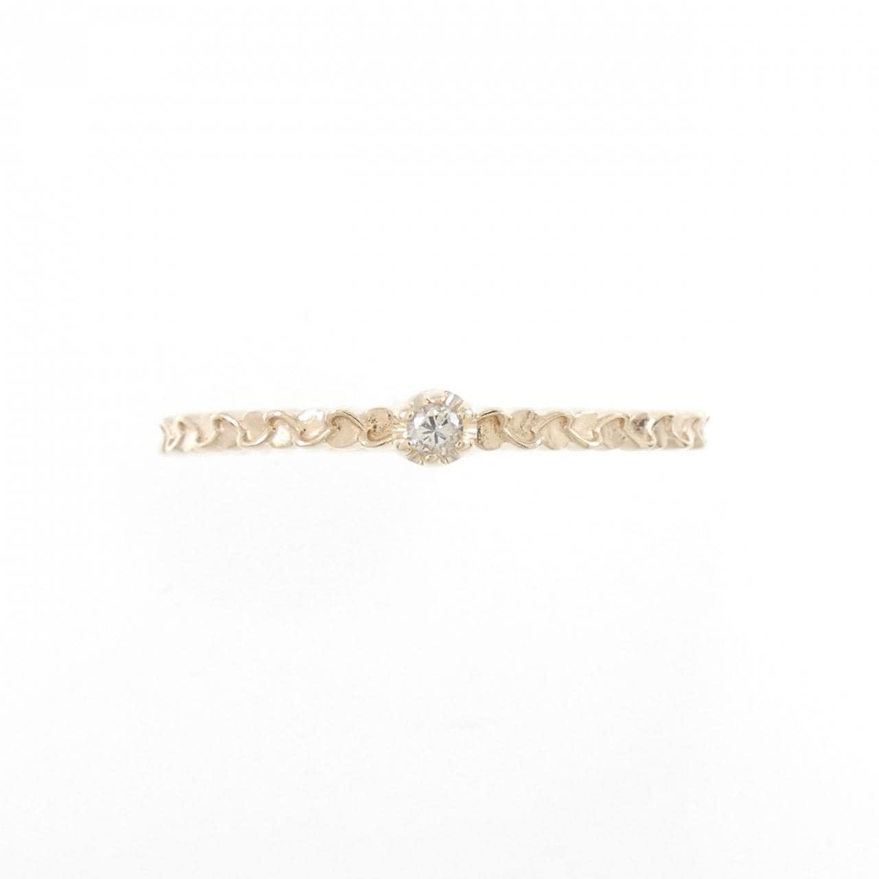 アガット ダイヤモンド リング 0.02CT