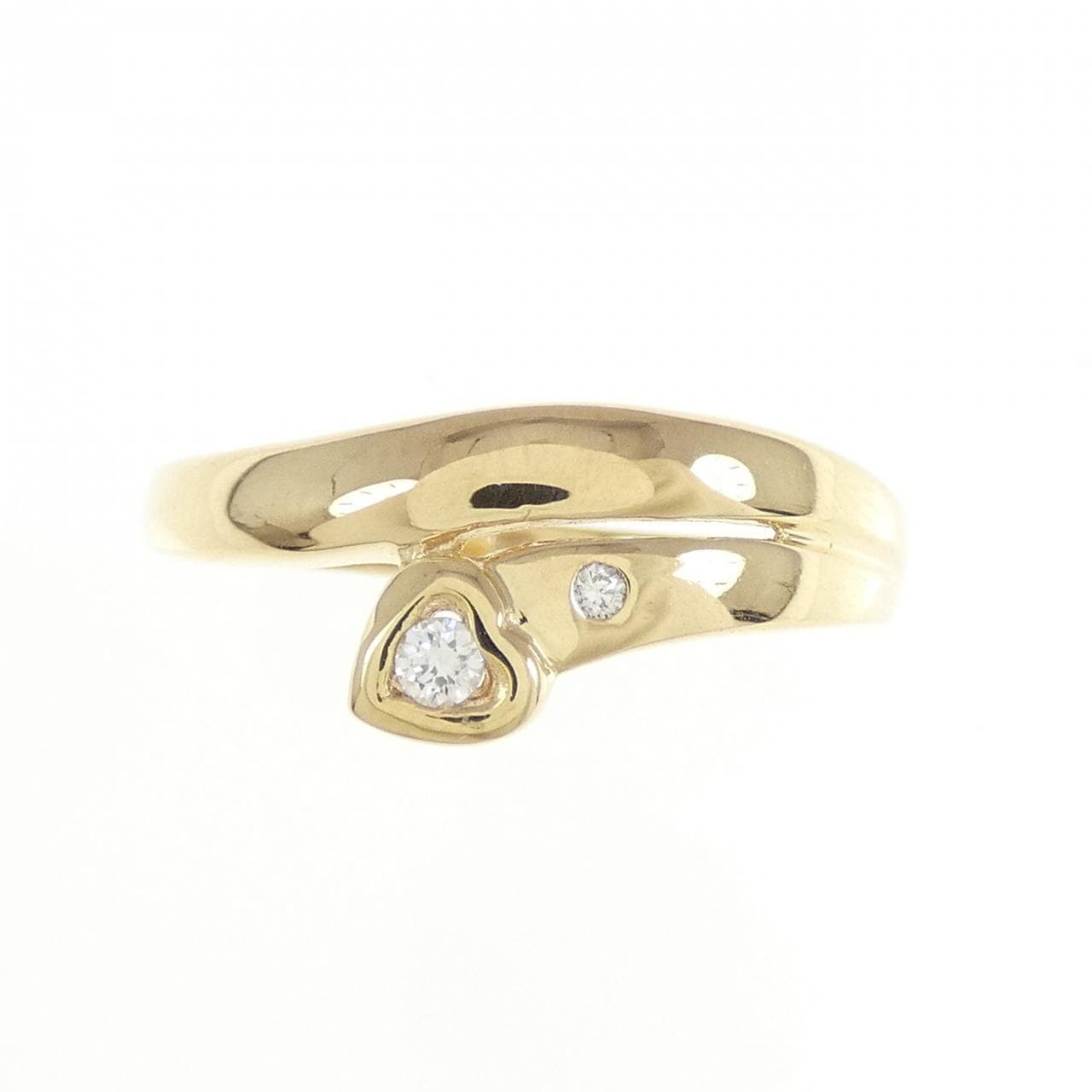 750YG ハート ダイヤモンド リング 0.05CT