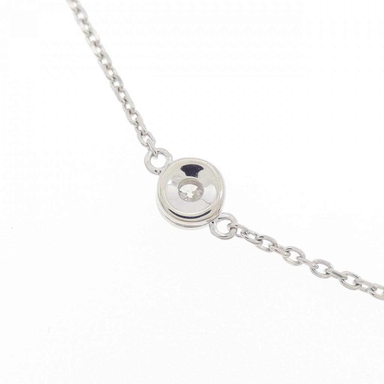 K18WG ダイヤモンド ネックレス 0.50CT