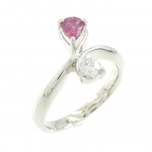 PT ルビー リング 0.48CT