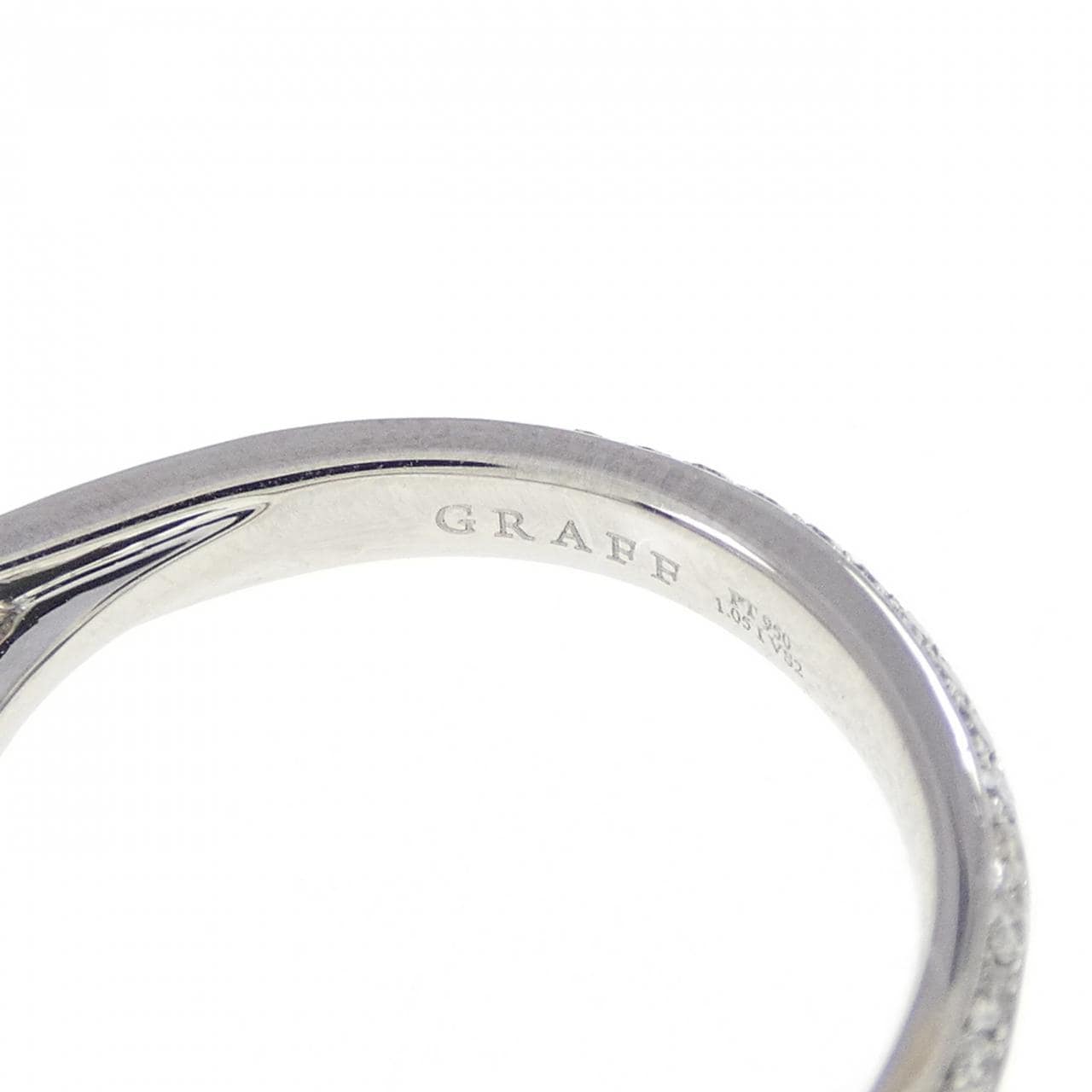 グラフ レガシー リング 1.05CT I VS2 エメラルドカット