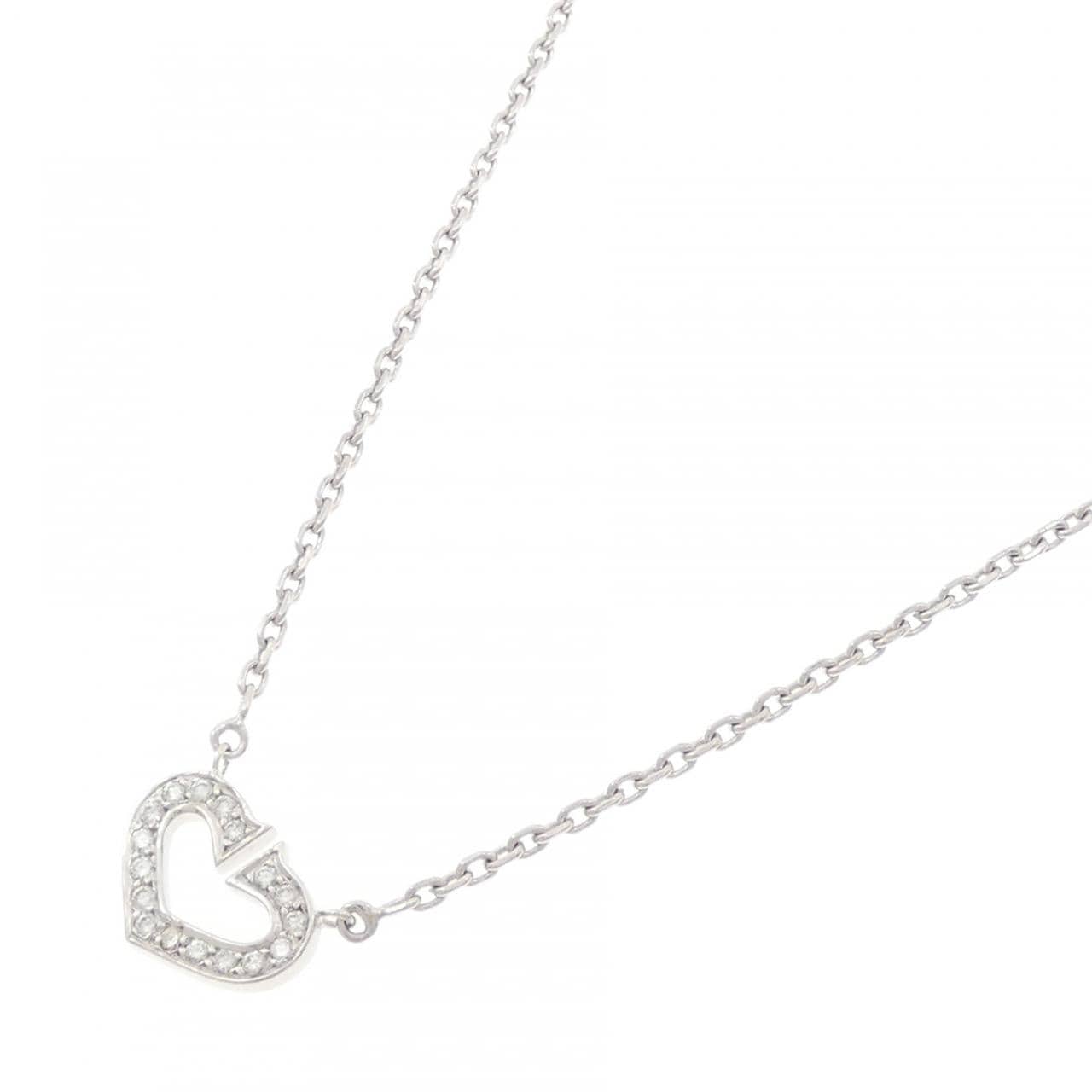 カルティエ Cハート ネックレス