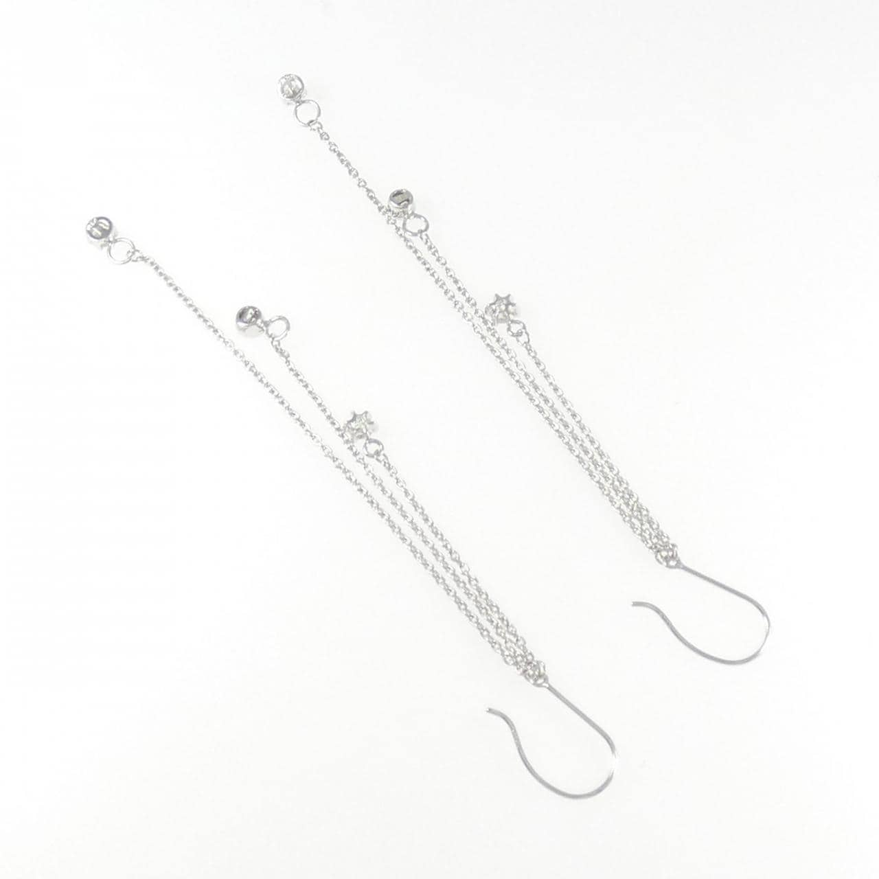 K14WG ダイヤモンド ピアス 0.50CT
