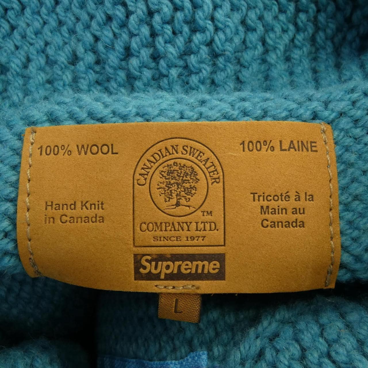シュプリーム SUPREME CANADIAN SWEATER カーディガン