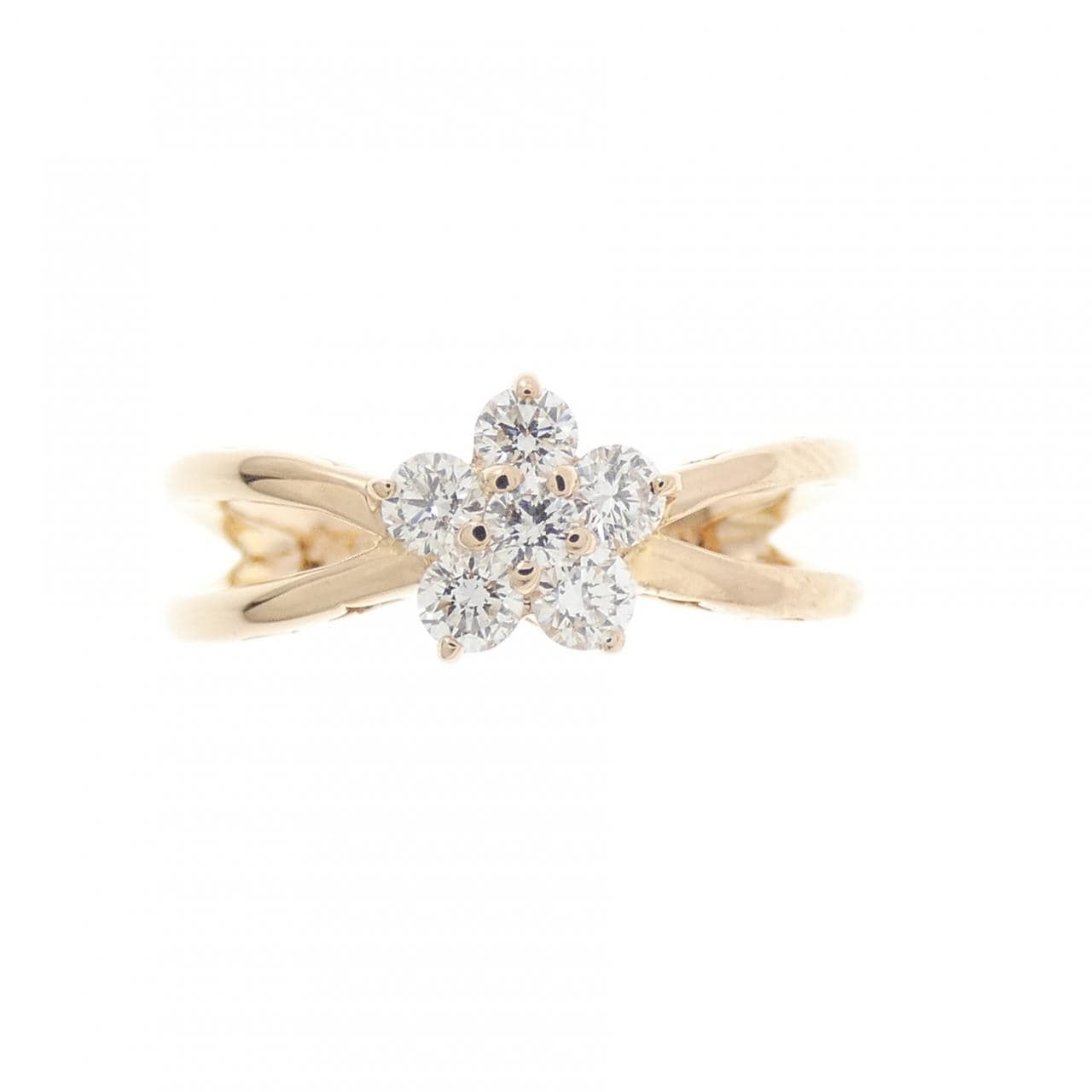 ポンテヴェキオ フラワー ダイヤモンド リング 0.30CT