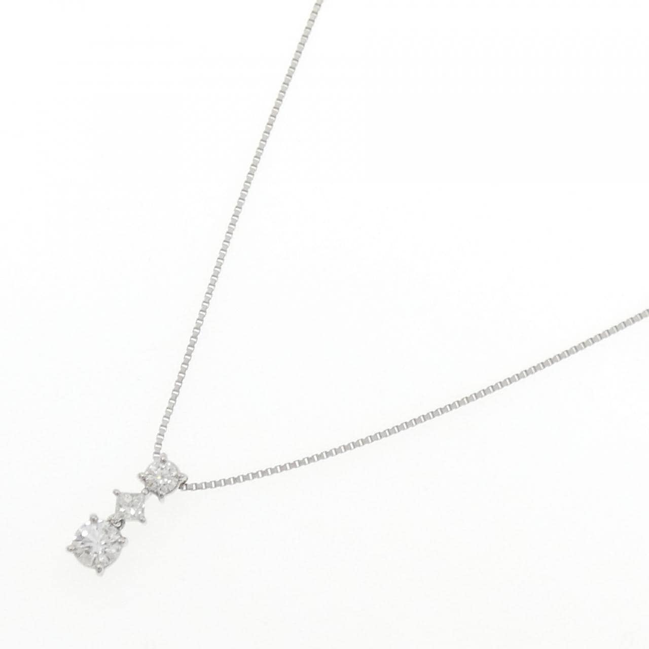 PT900/PT850 ダイヤモンド ネックレス 0.322CT