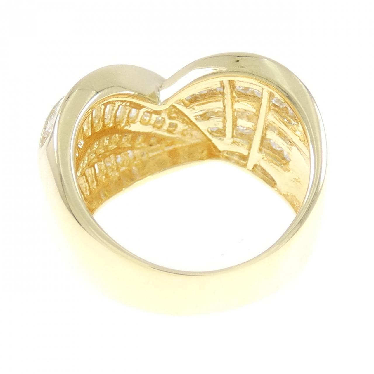 K18YG ダイヤモンド リング 2.00CT