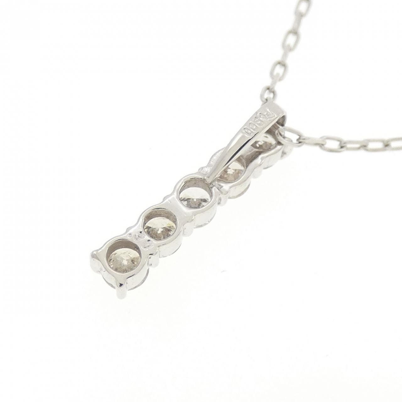 PT900/PT850 ダイヤモンド ネックレス 0.30CT