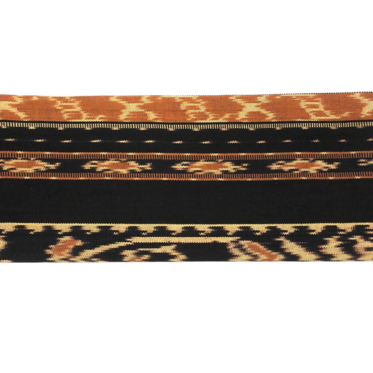 【新品】名古屋帯　貴久樹　イカット手織り