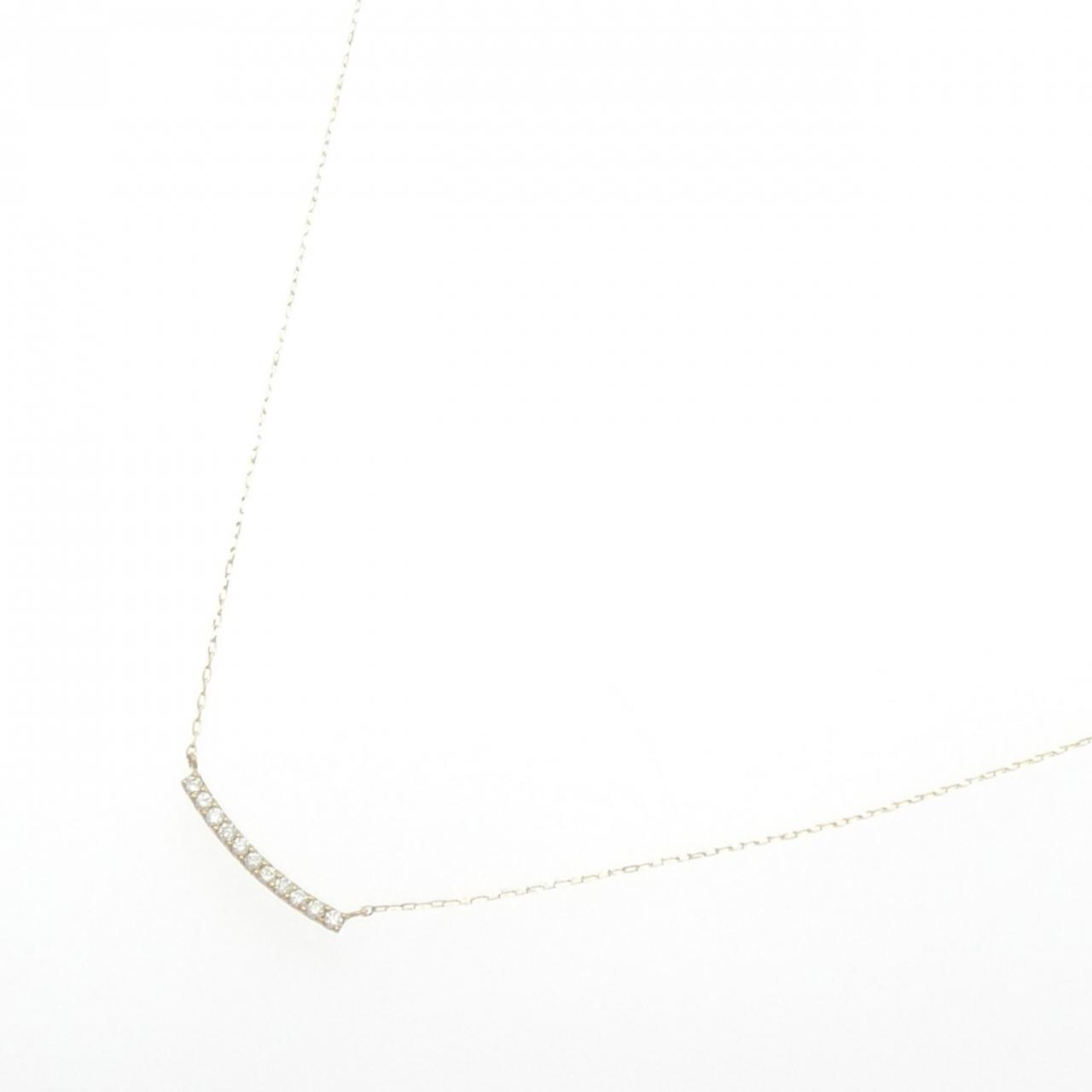 【リメイク】K18YG ダイヤモンド ネックレス 0.10CT