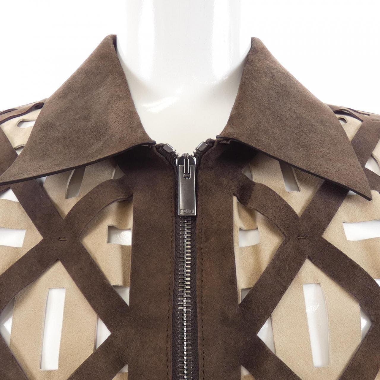 フェンディ FENDI FPJ015 AB78 レザージャケット