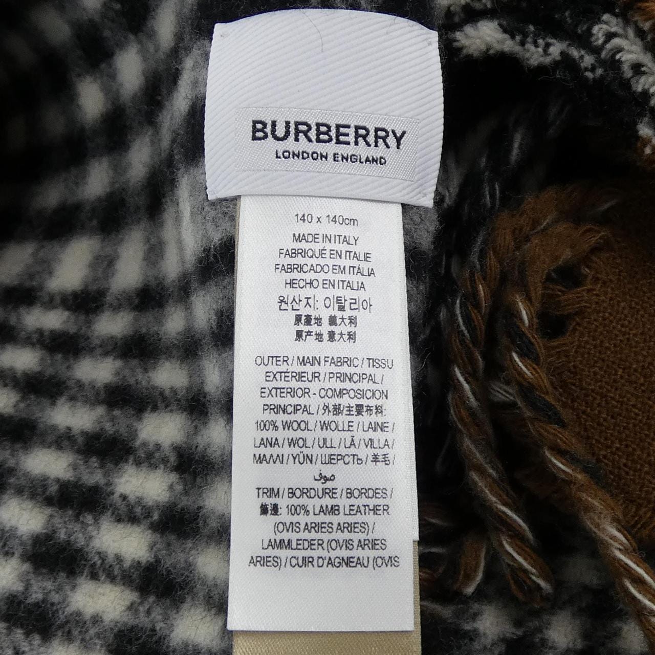 バーバリー BURBERRY 80340861 ケープ
