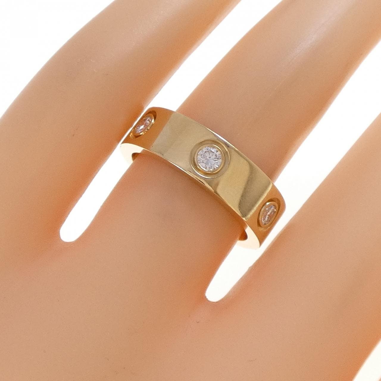 カルティエ ラブ フルダイヤ リング