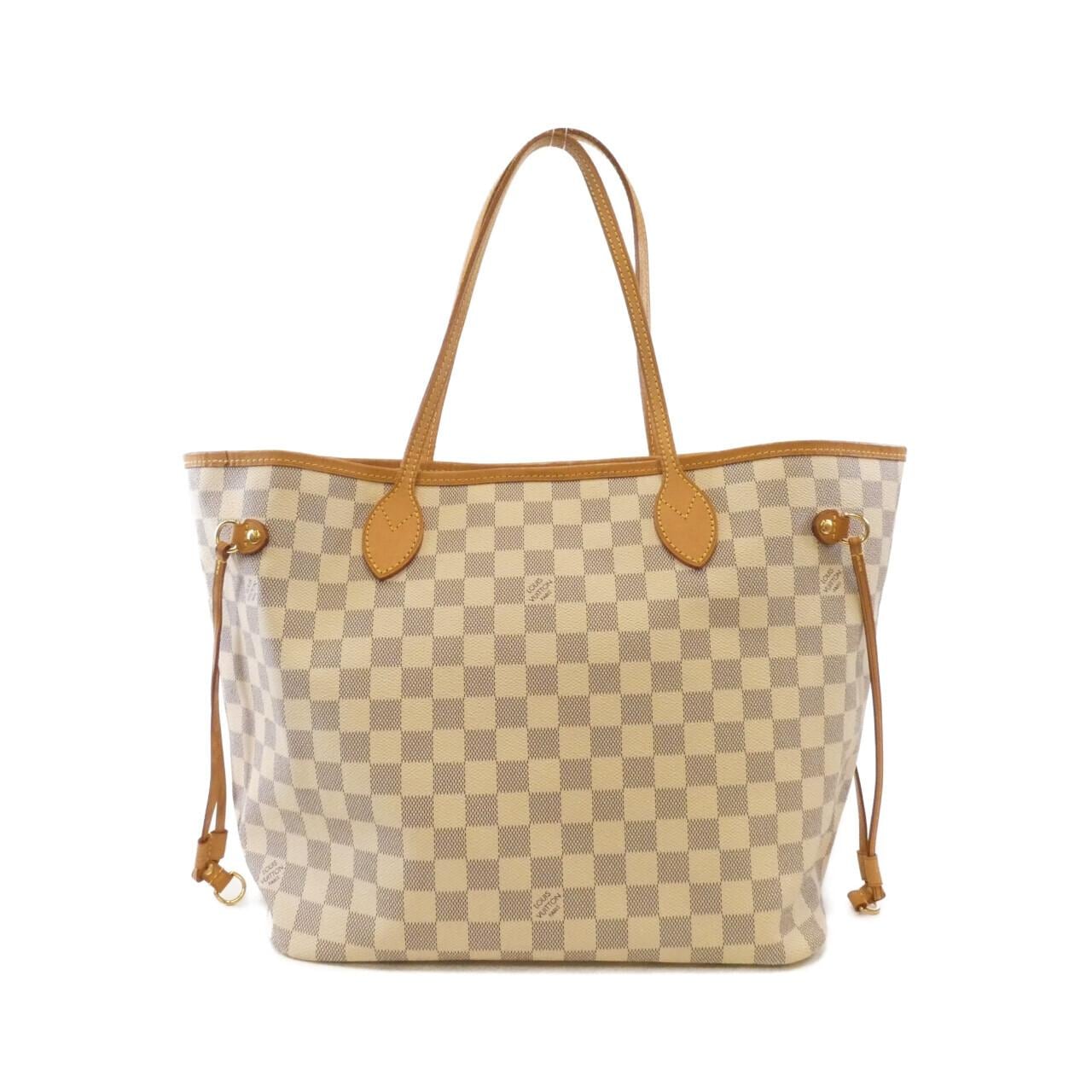 LOUIS VUITTON Damier Azure Neverfull 中号包 N51107