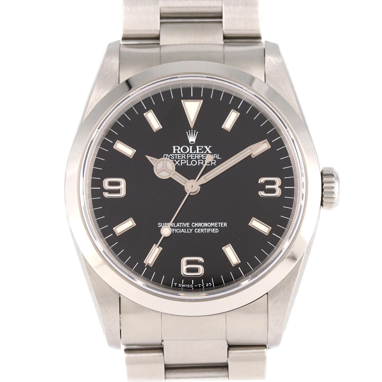 ロレックス エクスプローラーI 14270 SS 自動巻 S番