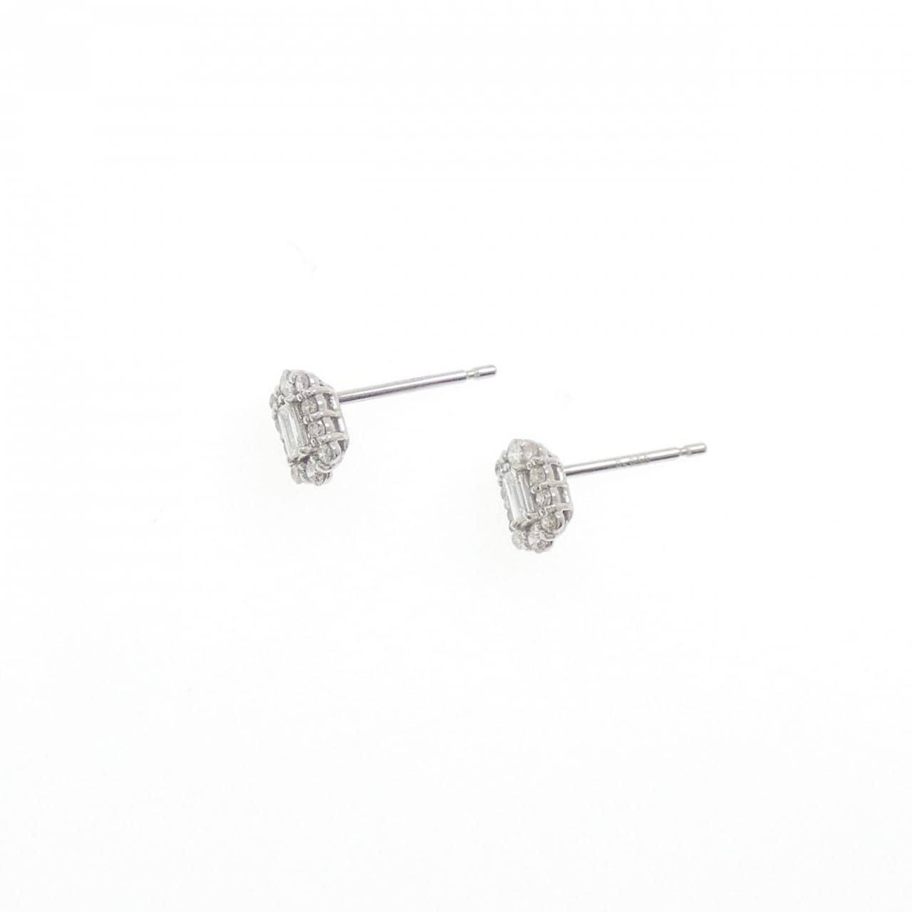 PT900 ダイヤモンド ピアス 0.20CT