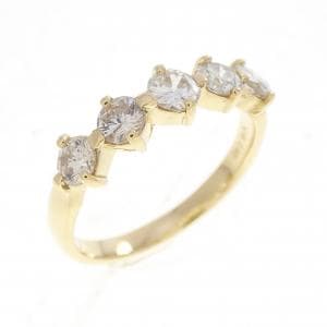 K18YG ダイヤモンド リング 0.60CT
