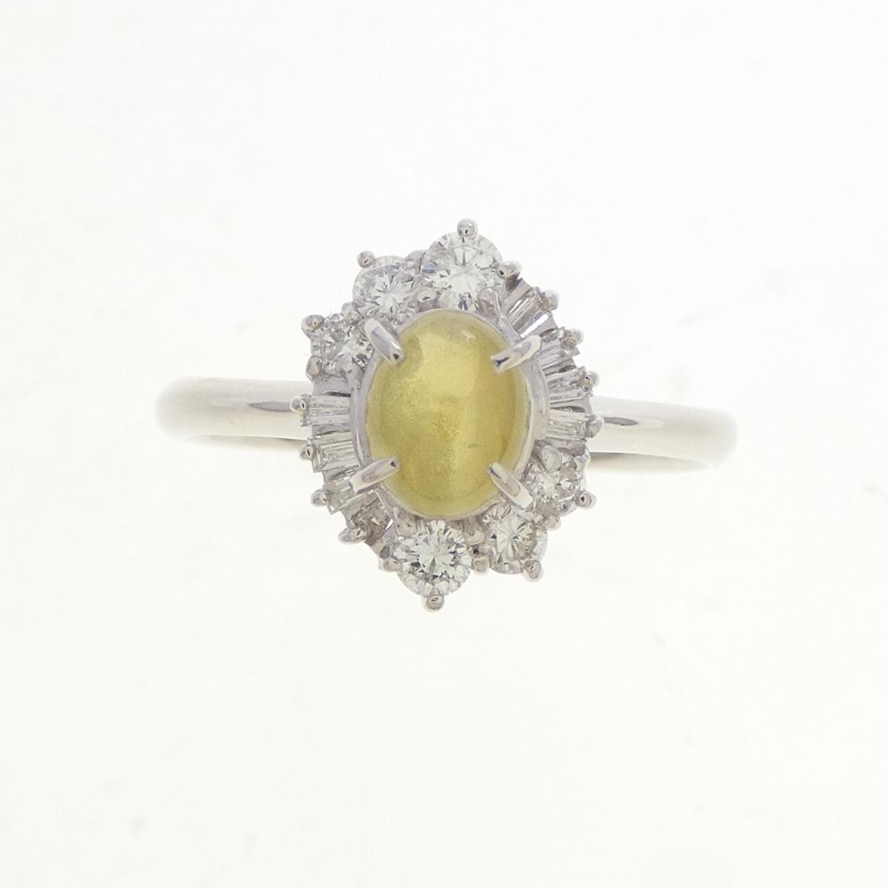 PT900 クリソベリルキャッツアイ リング 0.72CT