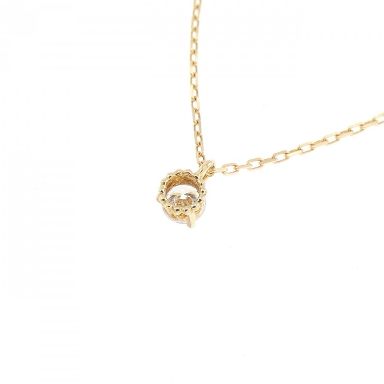 アガット ダイヤモンド ネックレス 0.05CT