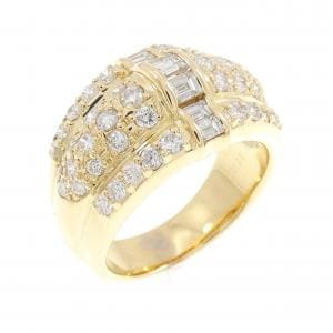 K18YG ダイヤモンド リング 1.50CT