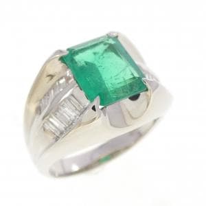 PT900 エメラルド リング 1.98CT