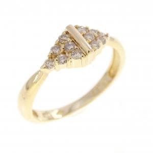 K18YG ダイヤモンド リング 0.17CT