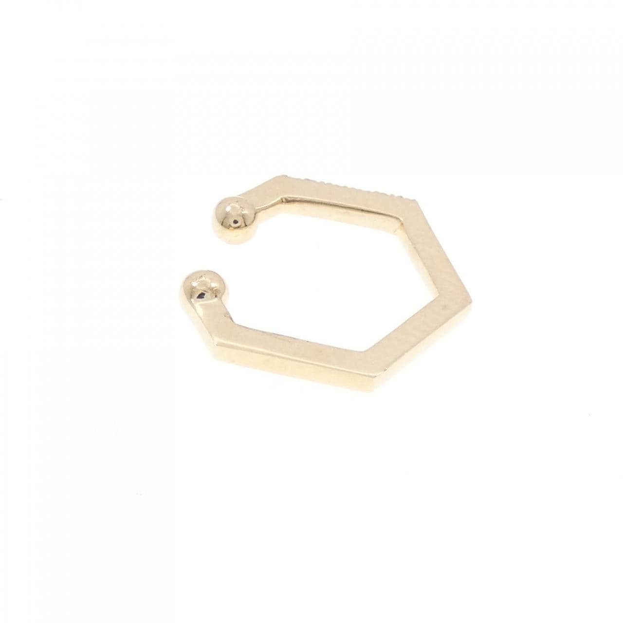 K10YG ダイヤモンド イヤーカフ 0.03CT 片耳