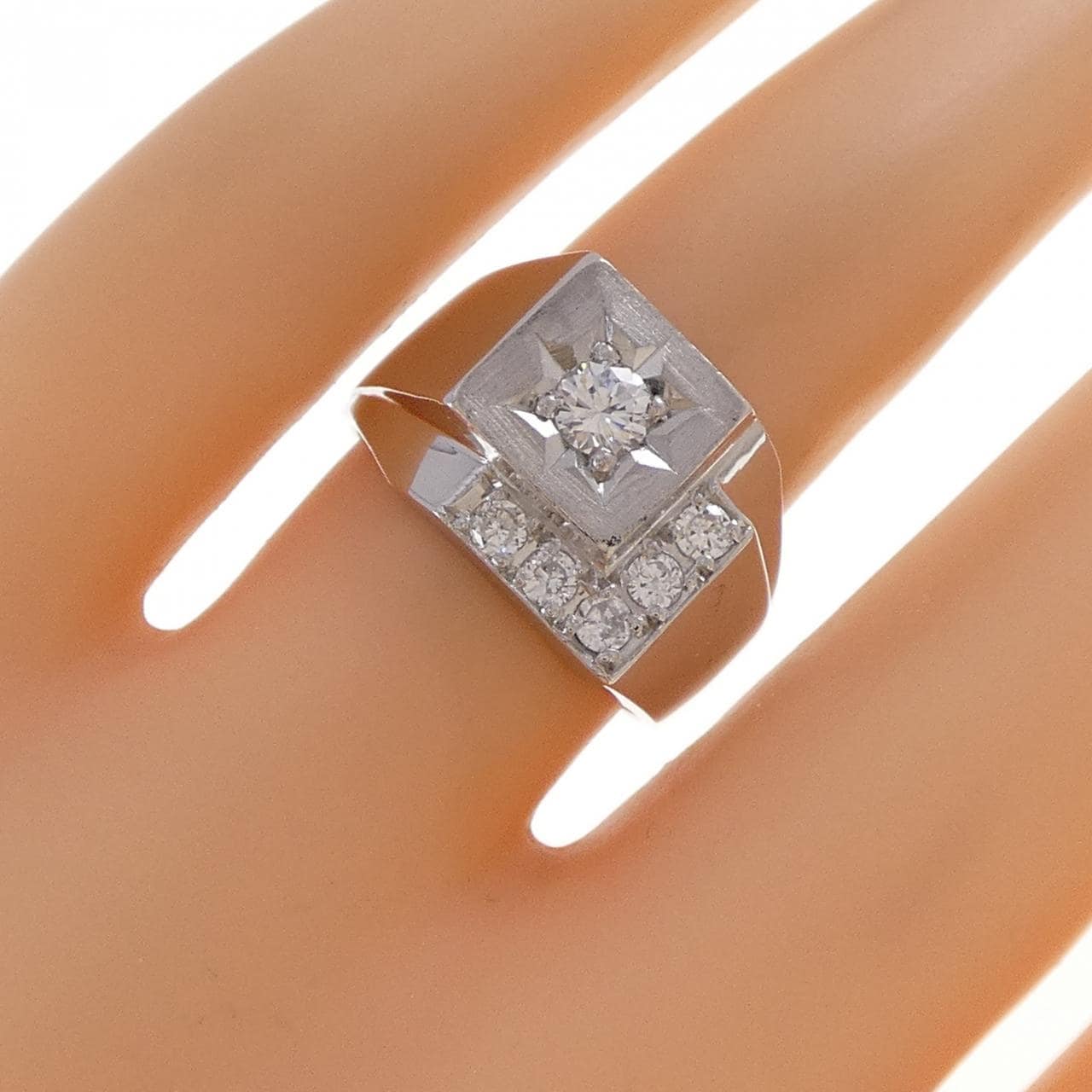 PT900 ダイヤモンド リング 0.21CT