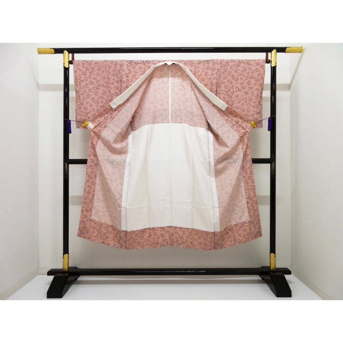 長襦袢　鳥獣戯画