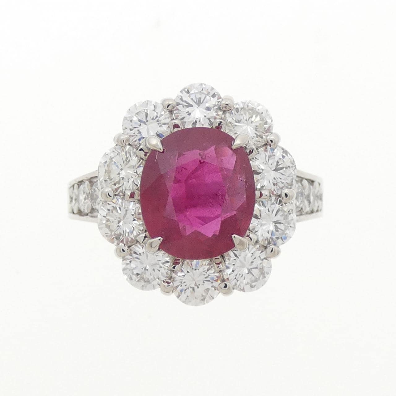 PT900 ルビー リング 2.232CT