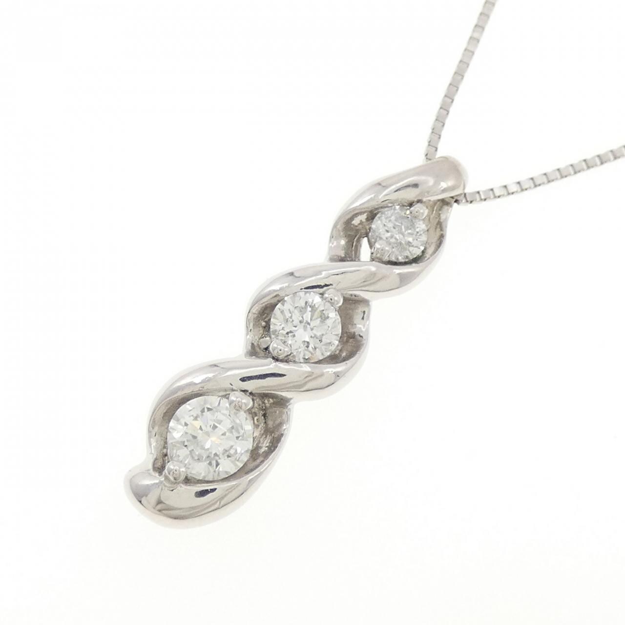 PT900/PT850 ダイヤモンド ネックレス 0.600CT