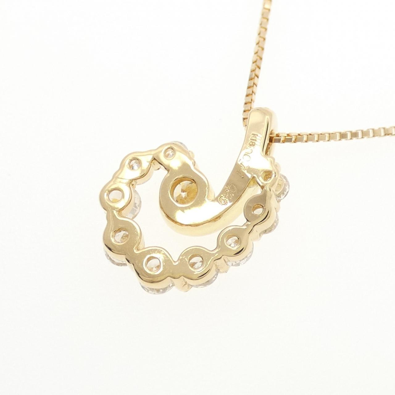 K18YG ダイヤモンド ネックレス 0.29CT