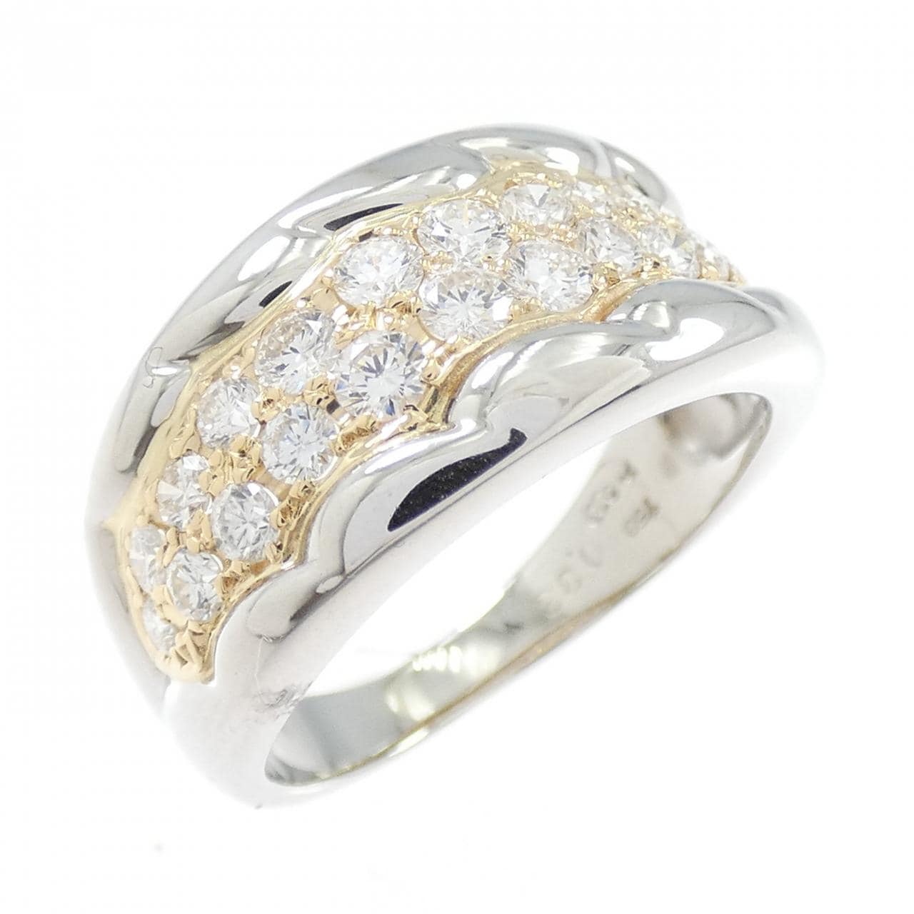 PT900/750YG ダイヤモンド リング 0.83CT