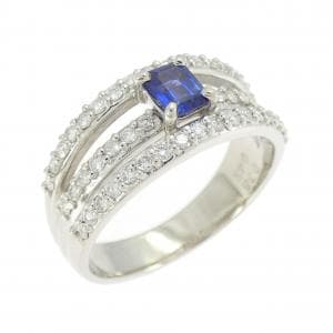 PT900 サファイヤ リング 0.38CT