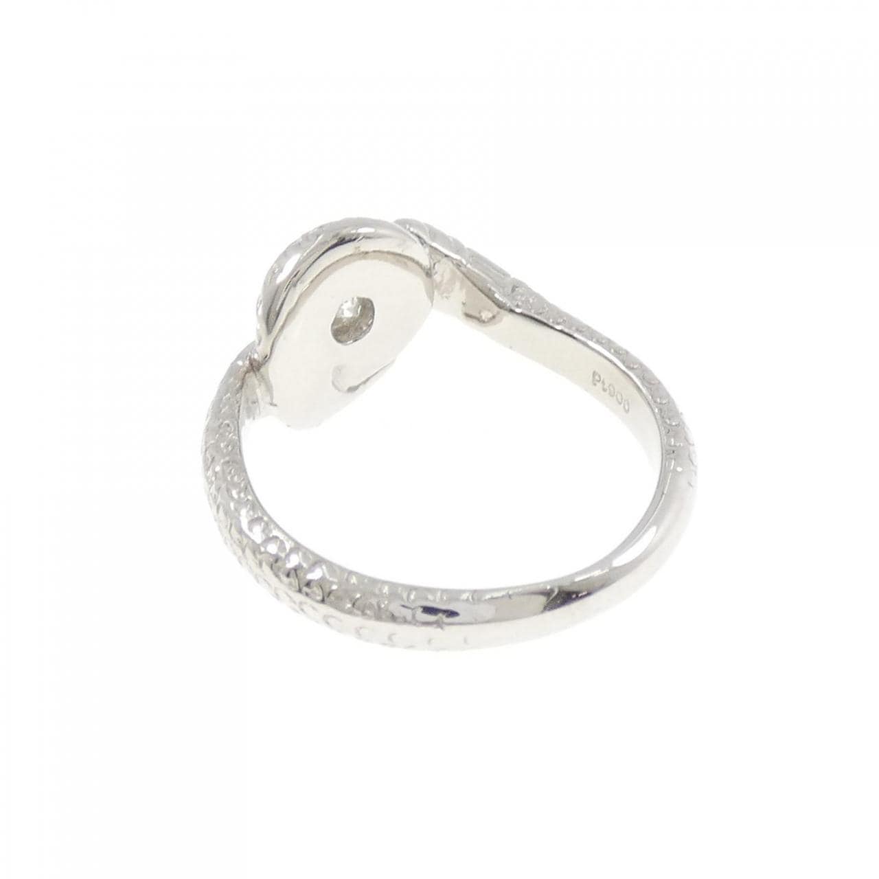 PT900 スネーク ダイヤモンド リング 0.24CT