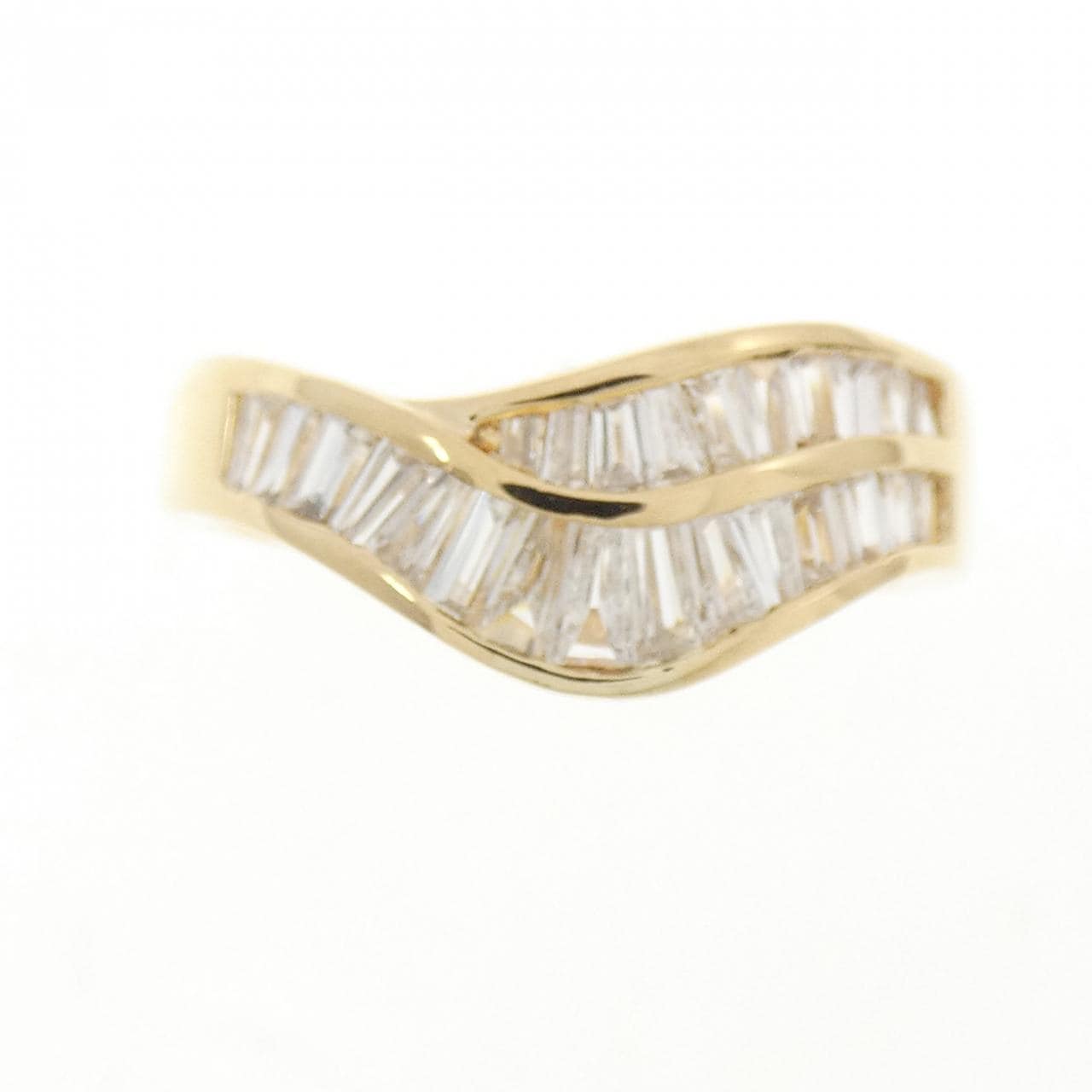 750YG ダイヤモンド リング 0.47CT