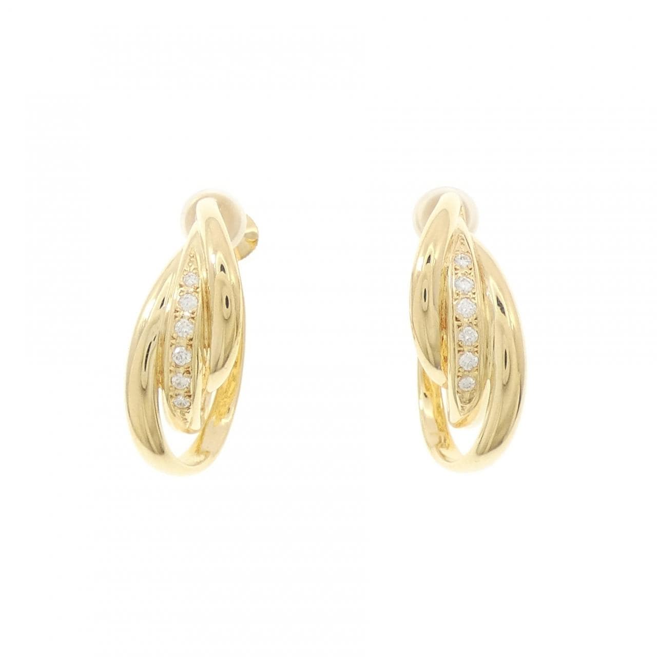 ミキモト ダイヤモンド イヤリング 0.14CT