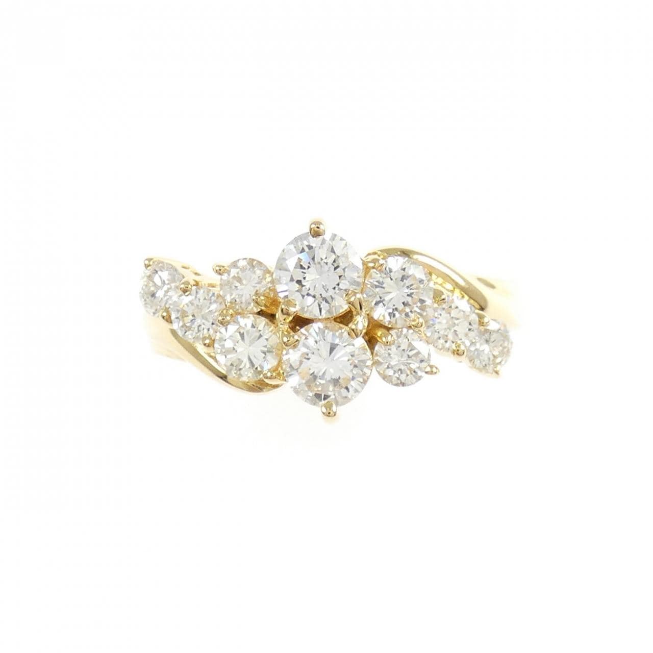 K18YG ダイヤモンド リング 1.01CT