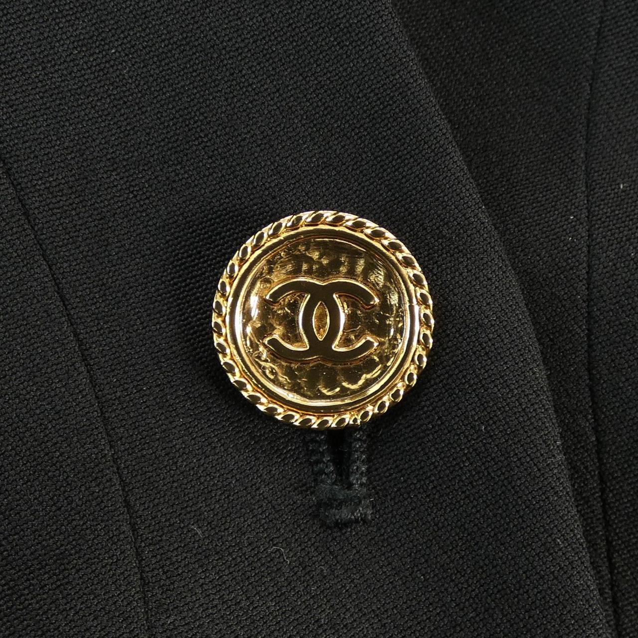 【ヴィンテージ】シャネル CHANEL ノーカラージャケット