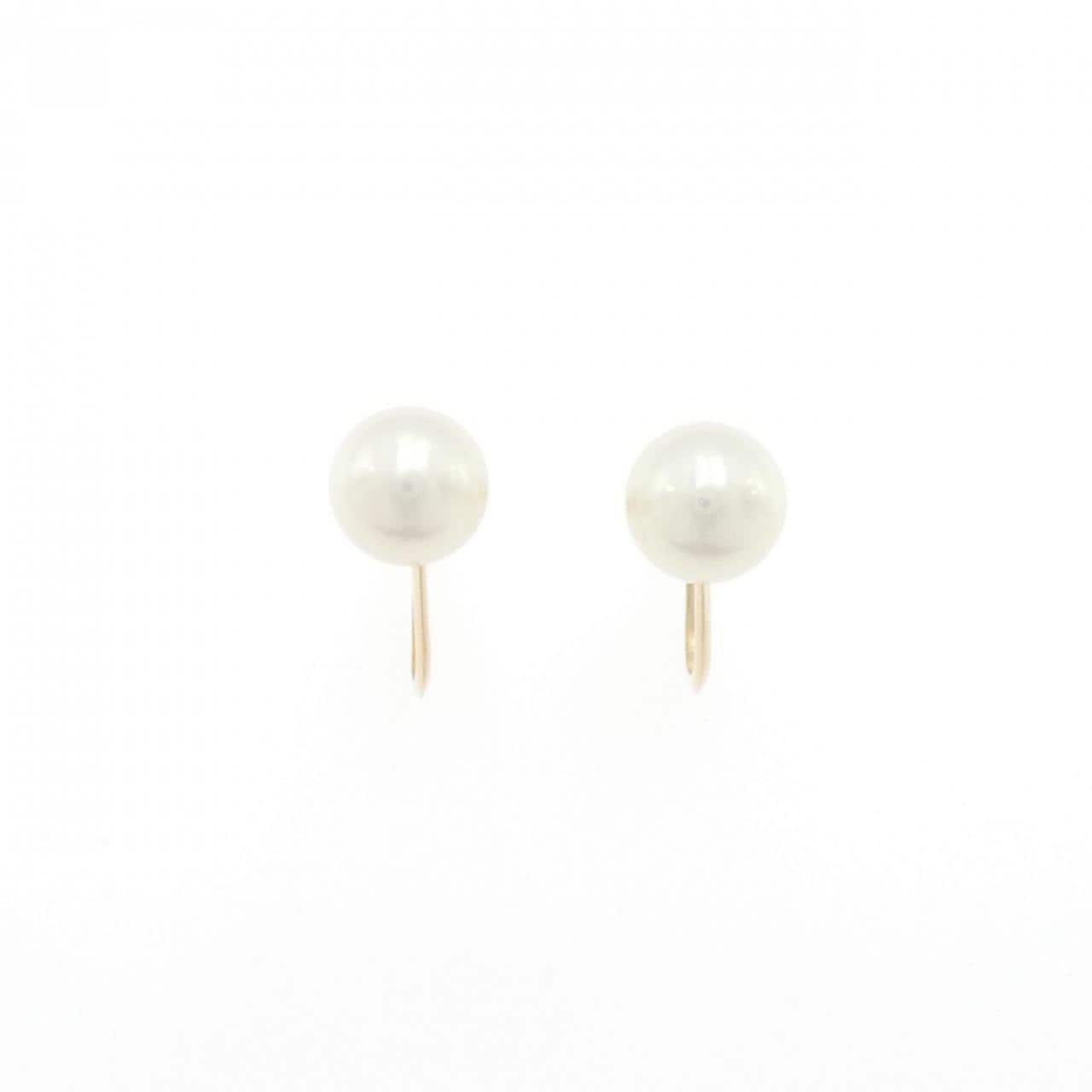 K18PG アコヤパール イヤリング 7.5mm