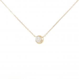 スタージュエリー ムーンセッティング ネックレス 0.14CT
