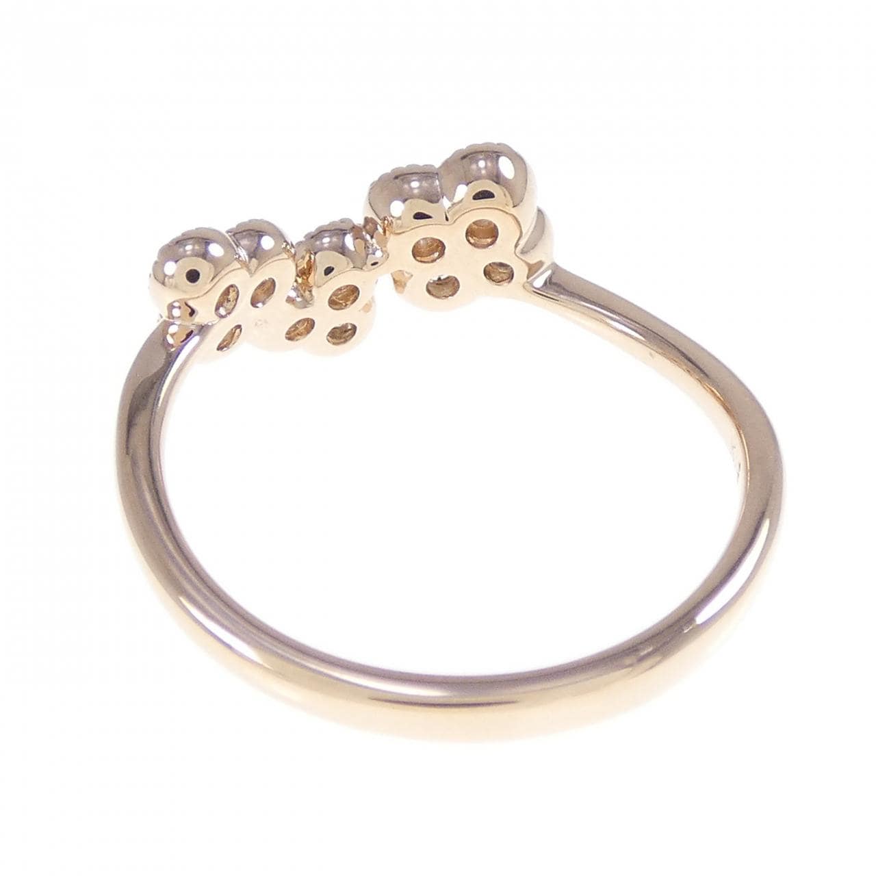 K18PG ダイヤモンド リング 0.36CT
