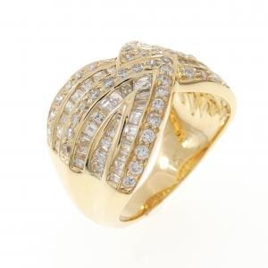 K18YG ダイヤモンド リング 2.73CT