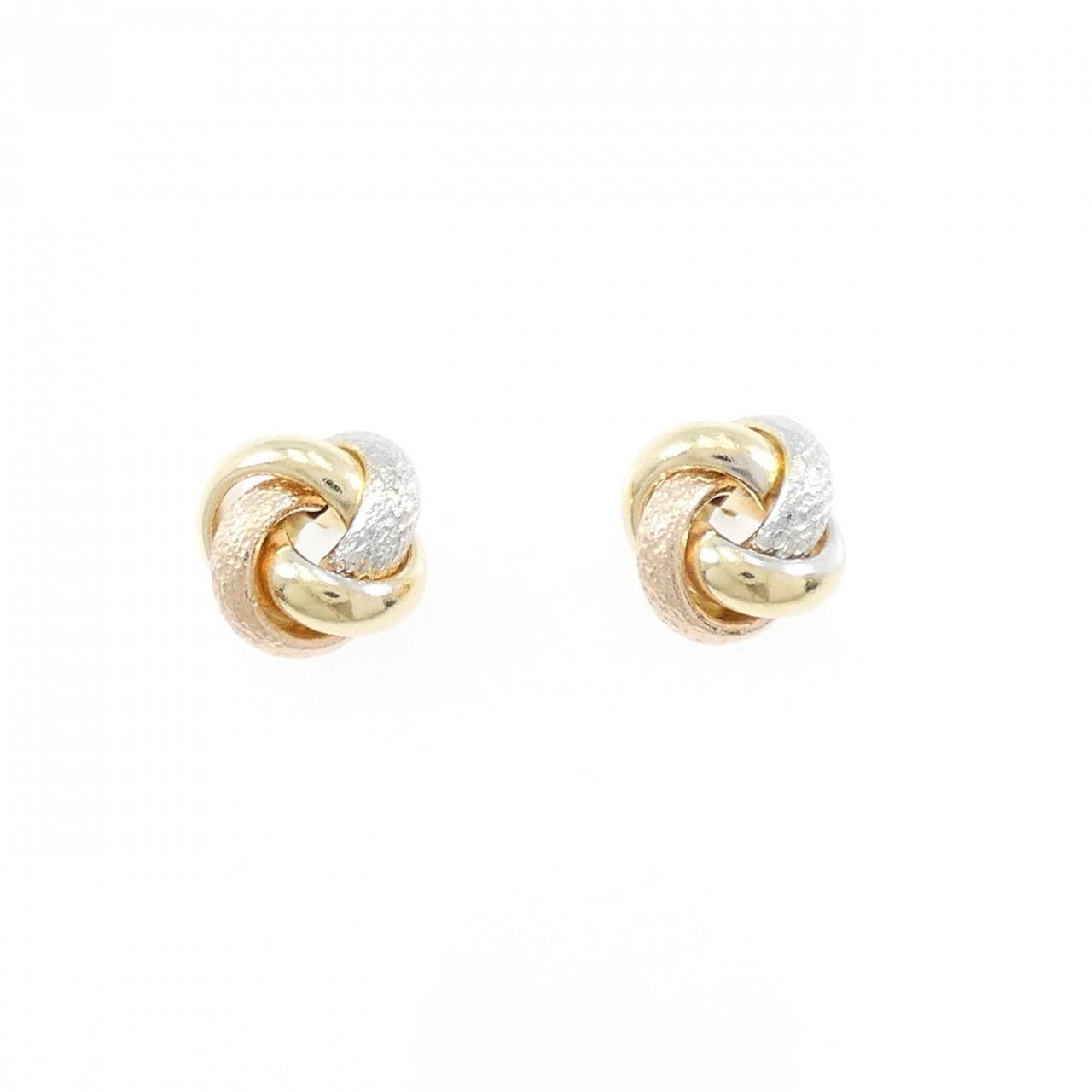 750スリーカラー/K18YG ピアス