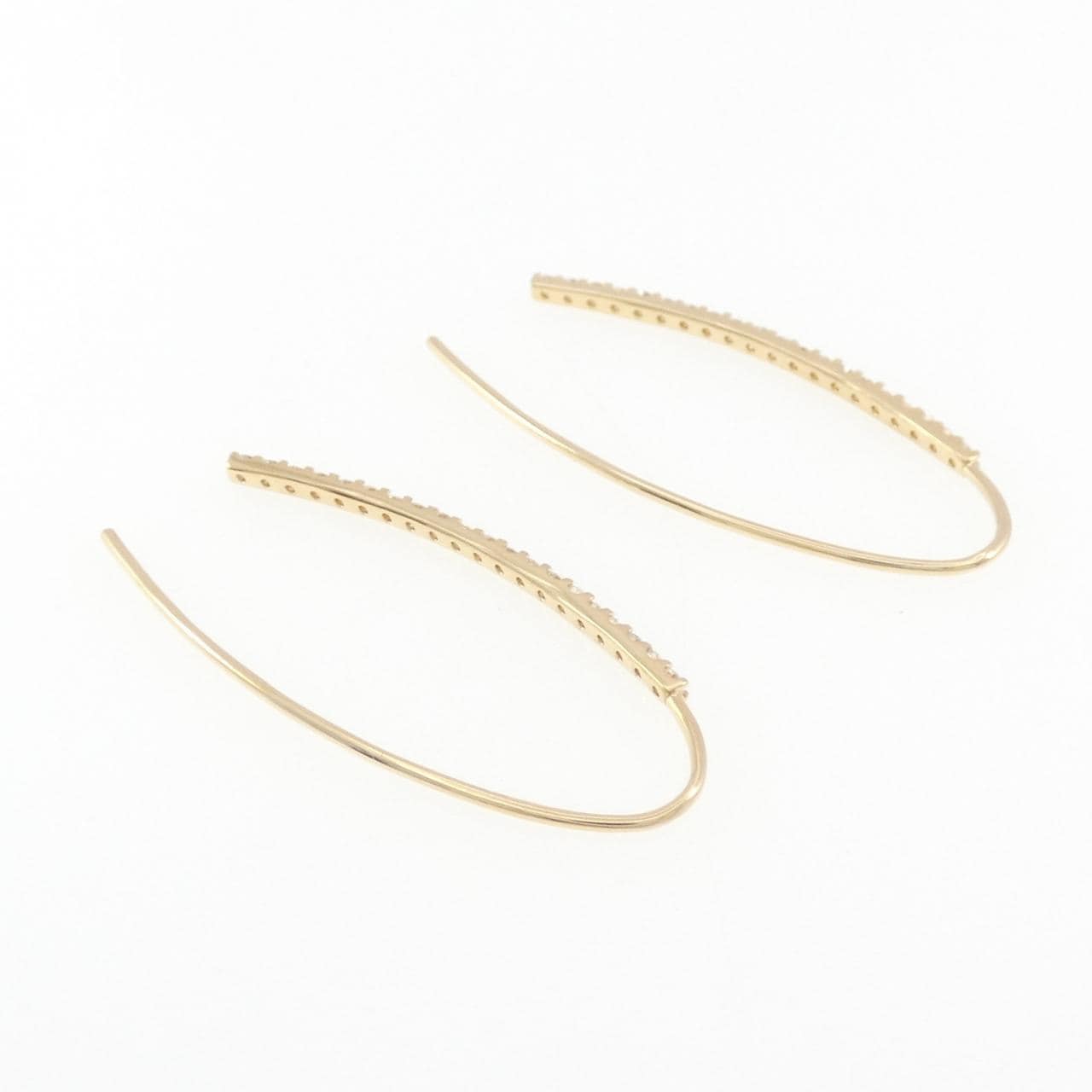 【リメイク】K18YG ダイヤモンド ピアス 0.50CT