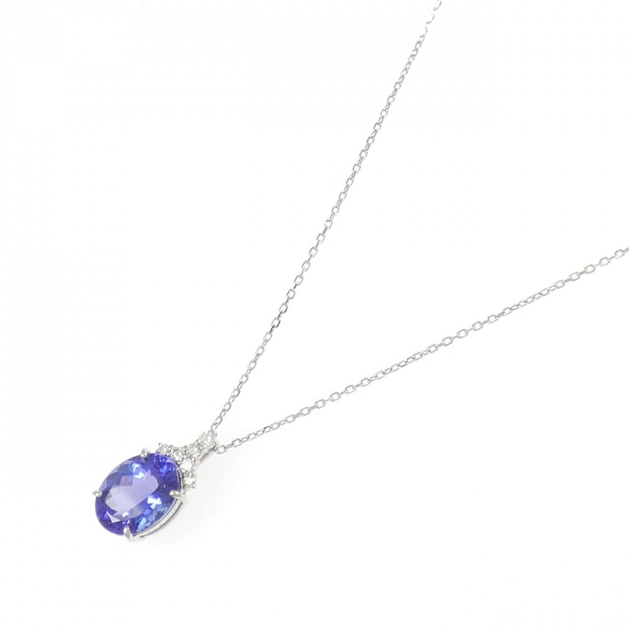 PT900/PT850 タンザナイト ネックレス 2.11CT
