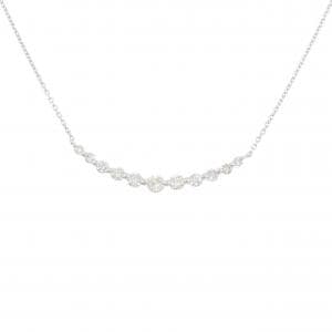 K18WG ダイヤモンド ネックレス 0.50CT