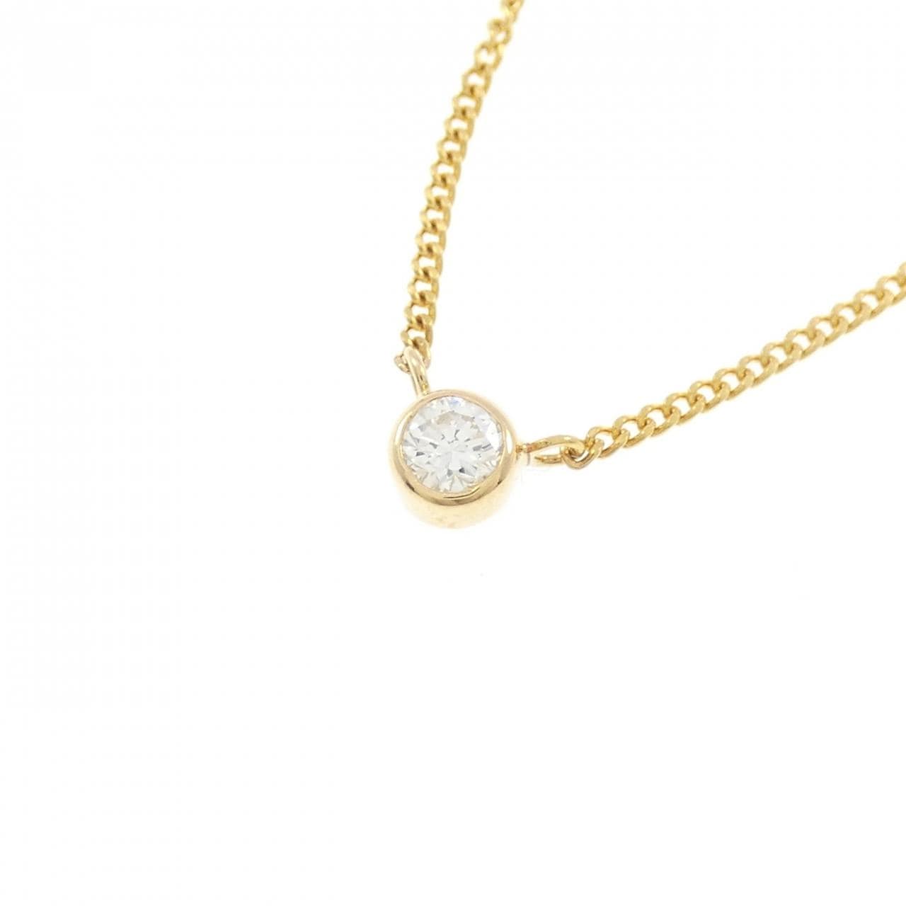 K18YG ダイヤモンド ネックレス 0.15CT