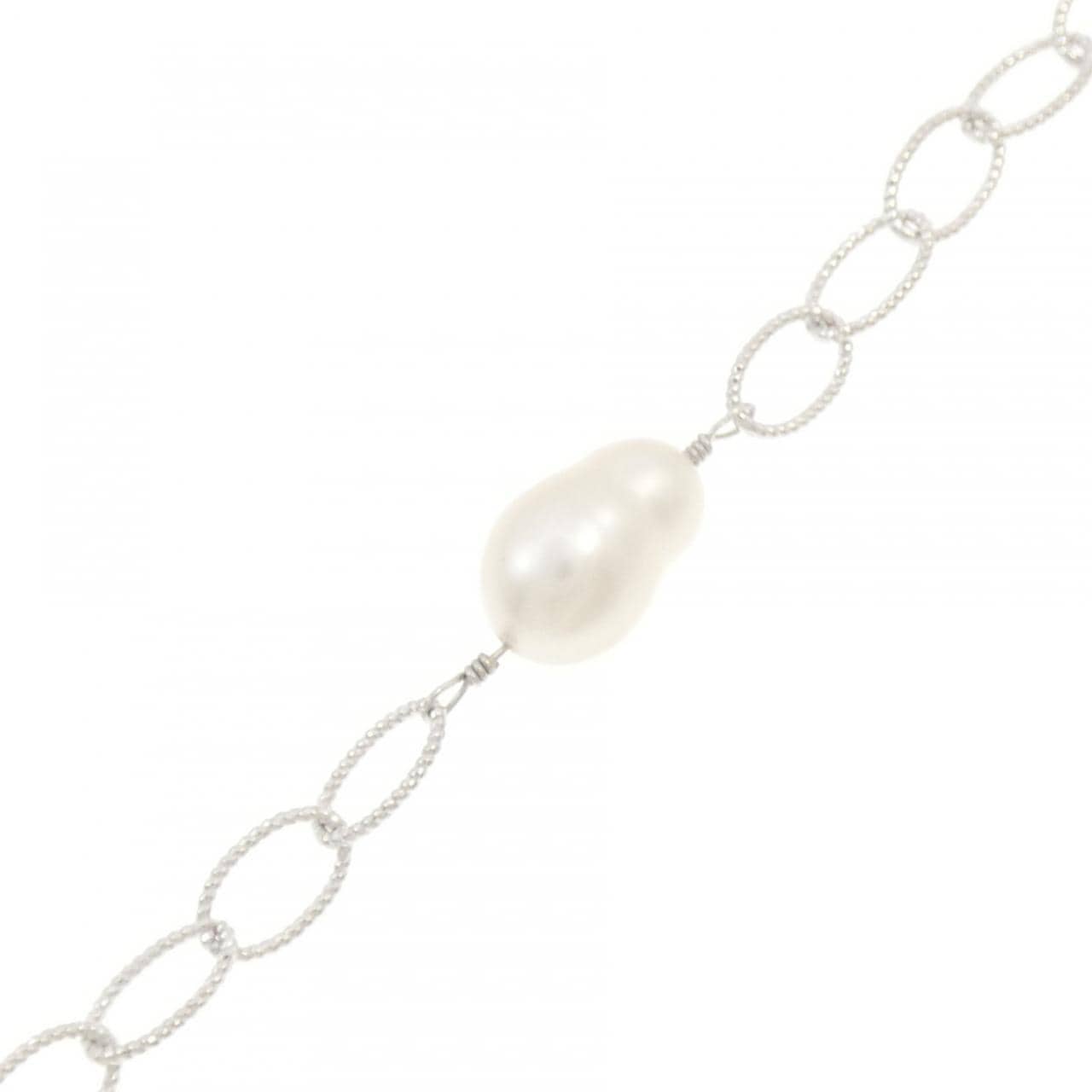 750WG 白蝶パール ネックレス