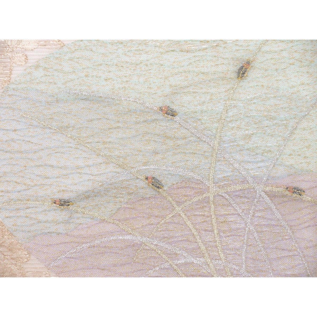 【未使用品】夏袋帯　絽織